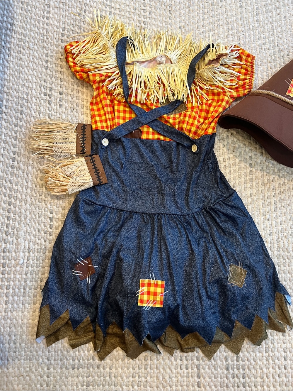 Women’s Cornfield scarecrow cutie costume XL large (12-14) - Picture 4 of 5